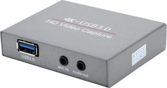 OEM Esta Tarjeta De Captura De Audio/v&iacute;deo Cuenta Con Una Carcasa Met&aacute;lica, Es Una Tarjeta De Captura Usb 3.0 Plug-and-play Que No Requiere Controladores,
