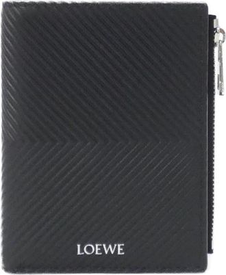 Loewe Black Leather Wallet (Bi-Fold) (Pre-Owned)