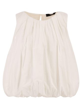 Max Mara Weekend Maxmara Wkiangel - Top con silueta de globo de algod&oacute;n