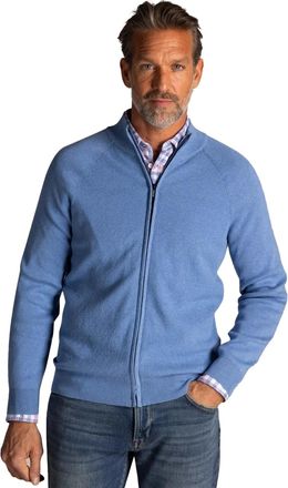 N-Z-A- NEW ZEALAND AUCKLAND Katoen vest New Zealand blauw normale fit zomer