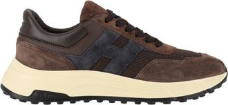 Hogan Hyperlight Suede-Leather Low-Top Sneakers