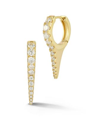 Sphera Milano 14K Over Silver Cz Earrings