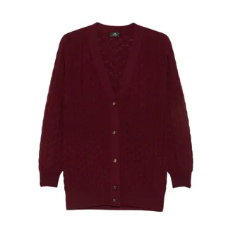 Etro Dames, Truien, Rood, Maat: S