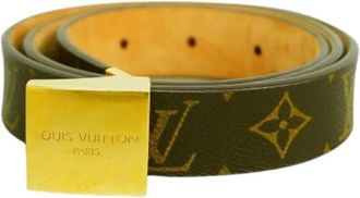 Louis Vuitton Cintura Vintage Pre-owned in Tela - - Pre-owned - Donna - Marrone - ONE SIZE