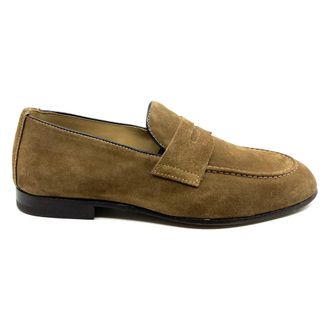 Triver Flight Schoenen, Heren, Bruin, 43 EU, Leer, Mocassin