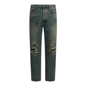 Maison Margiela Vaqueros rectos desgastados - Jeans - Hombre - Azul - L