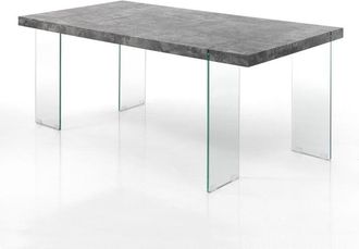 Oresteluchetta Mesa En Paneles De Fibra De Madera Cm. Al.75 X P.90 X L.180