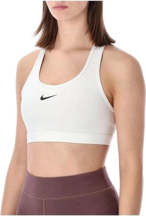 Nike Sujetador Deportivo Nike Swoosh de Soporte Medio con Acolchado - Sport - Mujer - Blanco - L