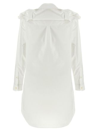 Y / Project Cotton Oxford Chemisier Dress - White