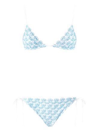 Missoni knitted bikini - Blue