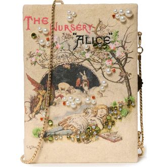 Lele Sadoughi The Nursery Alice Book Clutch in Ivory at Nordstrom