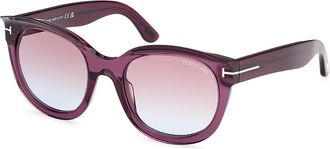 Tom Ford FT1114 TAMARA-02 80Z Womens Sunglasses Purple Size 54