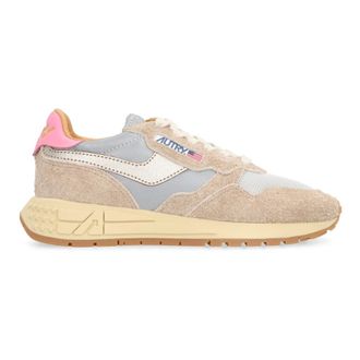 Autry Sneakers, female, Multicolor, Size: 8 US Low-top sneakers with leather insert