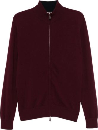 N.Peal Cardigan Knightsbridge - Rosso