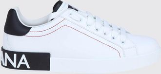 Dolce & Gabbana Sneakers Portofino in pelle di vitello liscia con logo
