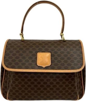 Celine Pre-owned Handbags, female, Brown, Size: ONE SIZE Pre-owned Leather Tote