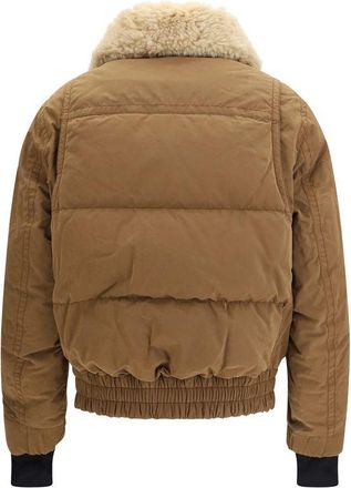 Moncler Alpental Bomber Jacket - Brown