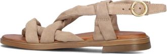 Omoda Bruine Sandalen M21001 Stijl Masha - Dames - Sandalen - Bruin - 38 EU - Leer - Schoenen