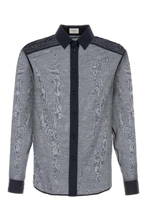 Saint Laurent Blue Cotton Shirt