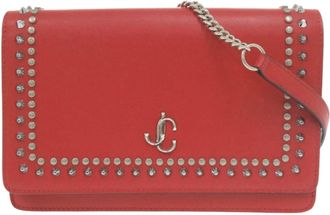 Jimmy Choo London Leather Shoulder Bag (Pre-Owned)