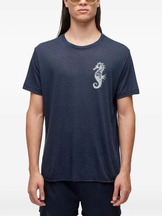 Osklen T-shirt met print - Blauw