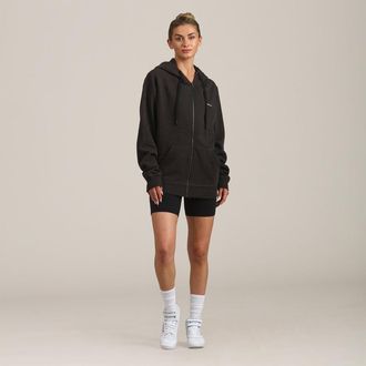 Members Only Womens Brooklyn Zip-Up Oversized Hoodie
