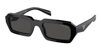 Prada PR A12SF Asian Fit 16K08Z Womens Sunglasses Black Size 54