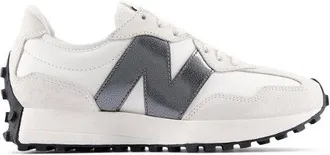 New Balance Donna 327 in Bianca/Grigio, Sintetica, Taglia 36.5