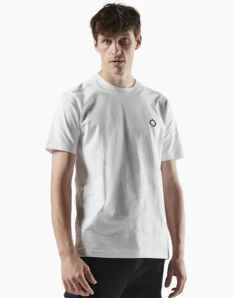 Mastrum Mens Ma.strum S/S Icon Optic White T-Shirt - Size: 38