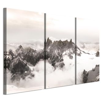 OEM Cuadro Sobre Lienzo Italiano De 90 X 60 Cm, Tr&iacute;ptico - Estilo Cl&aacute;sico - Naturaleza Cuadro Sobre Lienzo Italiano De 120 X 80 Cm, Tr&iacute;ptico - Estilo Cl&aacute;s