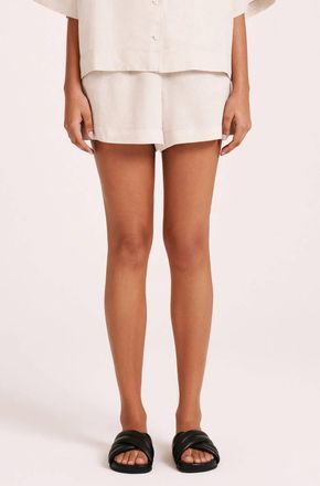 Nude Lucy Lounge Linen Short In Natural