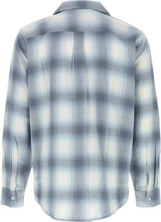 Carhartt Work in Progress Mens Cotton Twill Check Shirt Blue