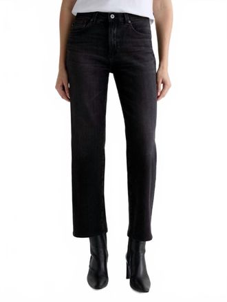 AG - Adriano Goldschmied Brinley Mid-Rise Straight Leg Jeans In Nebula