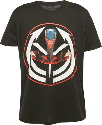 Givenchy 2010s T-shirt met ronde hals en print - Zwart