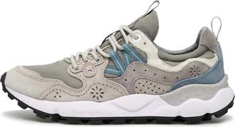 Flower Mountain Suede and technical fabric sneakers Yamano 3 UNI - unisex - Sneakers - Grijs - 41 EU - Schoenen