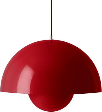 &tradition FlowerPot Pendelleuchte VP2, zinnoberrot