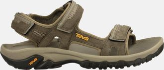 Teva Mens Hudson Sandal - Green Leather - Size UK 11