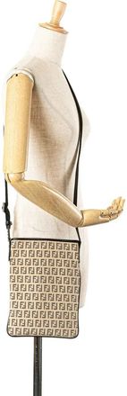 Fendi Hobo Bags - 2000-2010 Zucchino Canvas Crossbody - Gr. unisize - in Braun - für Damen