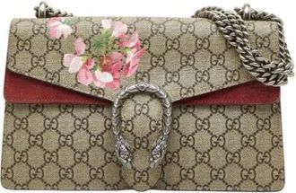 Gucci Pre-owned Shoulder Bags, female, Red, Size: ONE SIZE Pre-owned Suede Shoulder Bag