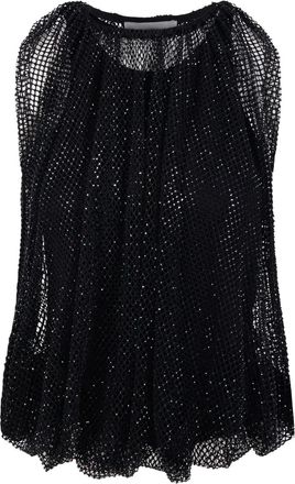 Sportmax Spxnodo mouwloze top - Zwart