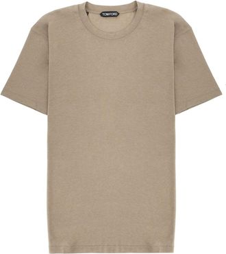 Tom Ford Lyocell And Cotton T Shirt