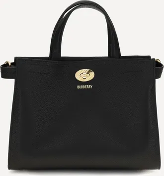 Burberry Mini Cotswolds Check Top Handle Bag Female UNI