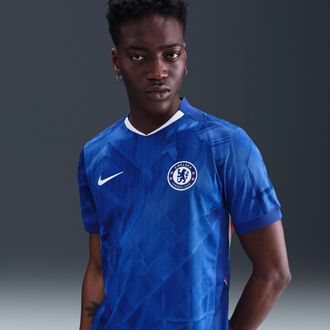 Nike Chelsea FC 2025/26 Stadium Home Nike Mens Dri-FIT Soccer Replica Jersey in Blue | HJ4589-496