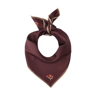 Becks&ouml;ndergaard Accessoires, Dames, Rood, ONE Size, Flotile Stitch Sia Sjaal