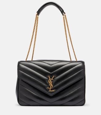 Saint Laurent Borsa a spalla Loulou Large in pelle