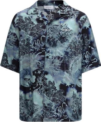 Off-white Printed Bowling Shirt