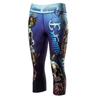 OEM Leggings Deportivos Para Mujer Con Estampado De Calavera, Talla Xs (2 3/4), Color Azul