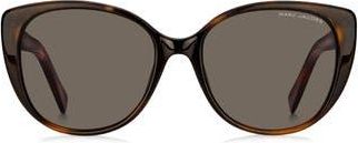Marc Jacobs 54mm Rounded Cat Eye Sunglasses in Havana Glitter at Nordstrom Rack
