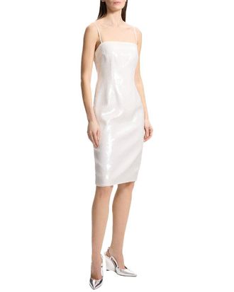 Theory Wide Strap Slip Dress