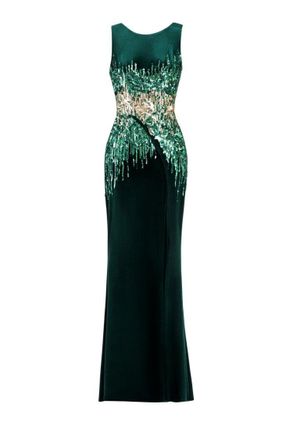 Saiid Kobeisy Sequin Velvet Dress